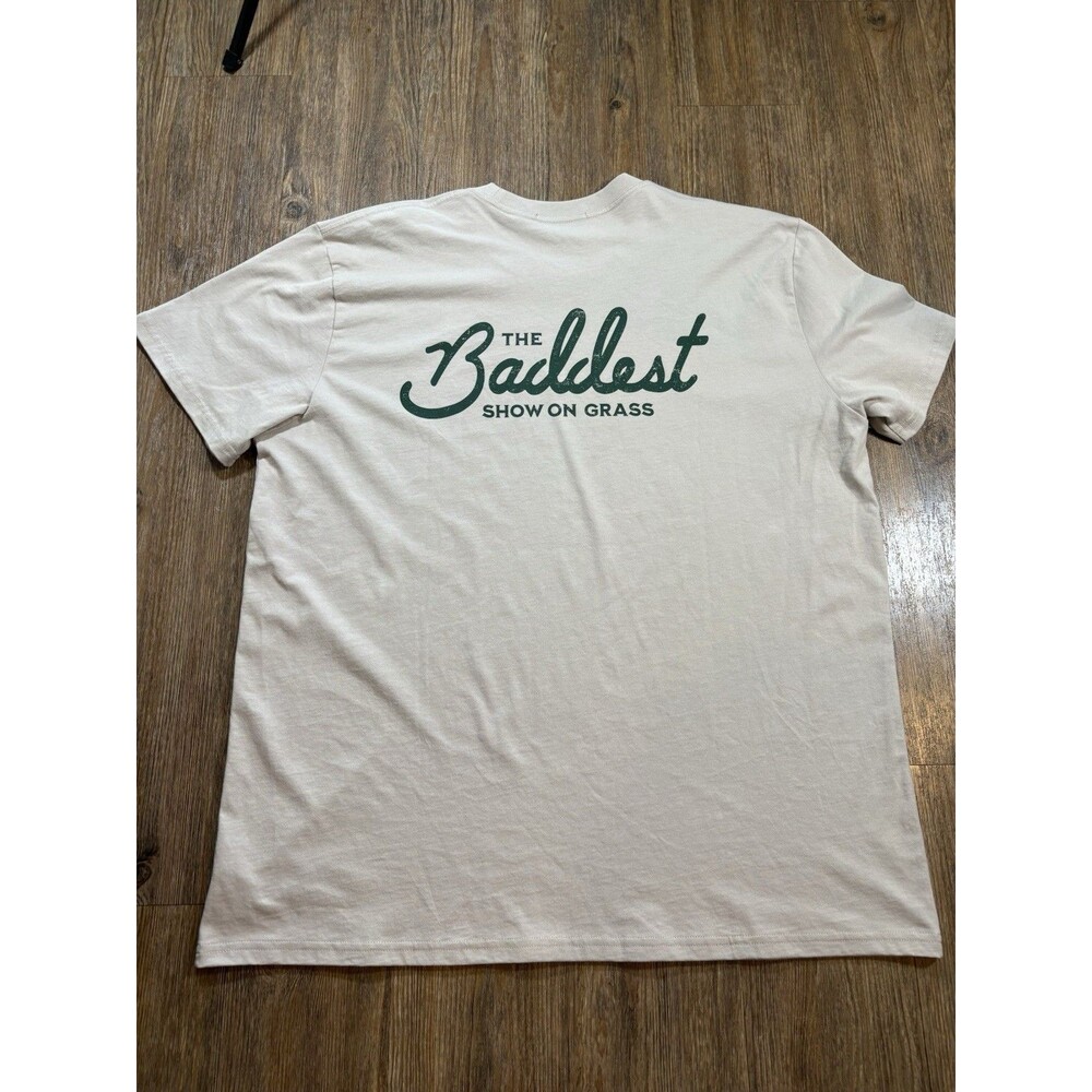 Bad Birdie Men's Short Sleeve Beige T-shirt, Size 2XL Phoenix Open